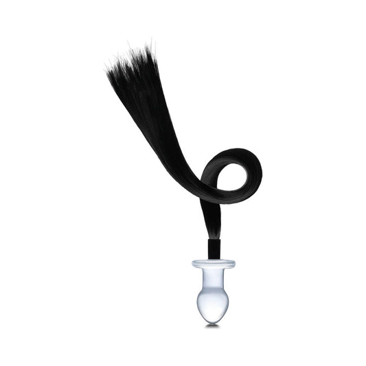 Electric Eel Glas 3 in. Horse Tail Glass Butt Plug1