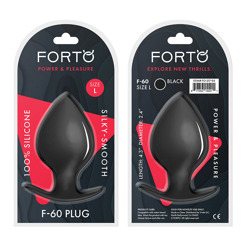 Forto F-60 Spade Silicone Anal Plug2