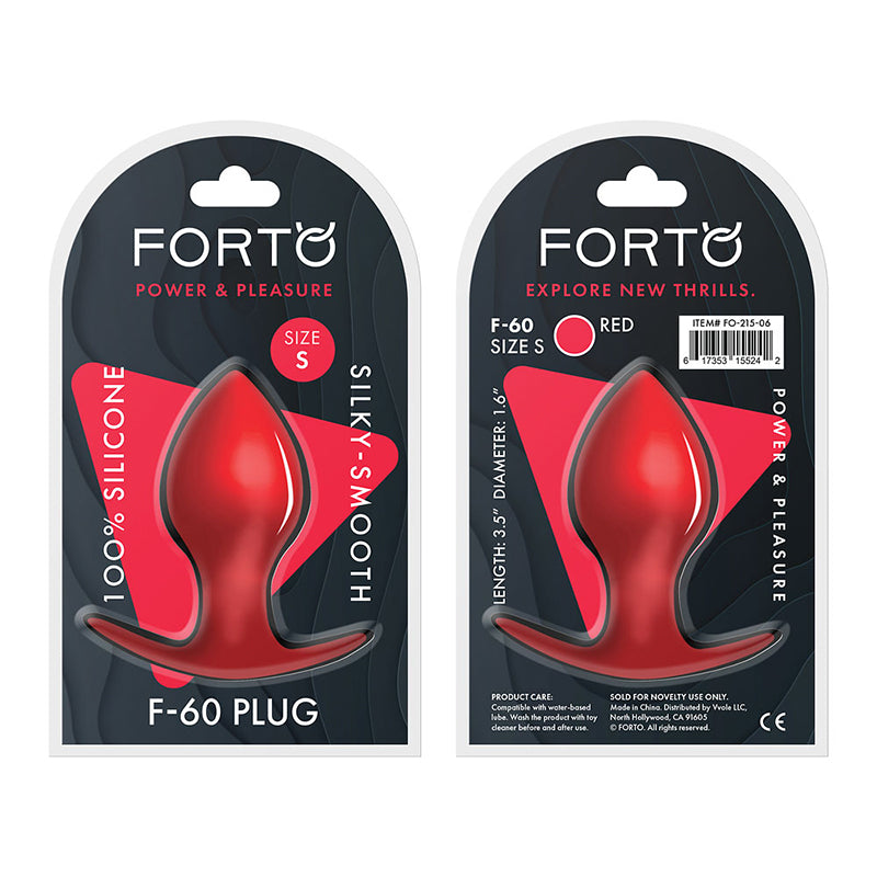 Forto F-60 Spade Silicone Anal Plug3