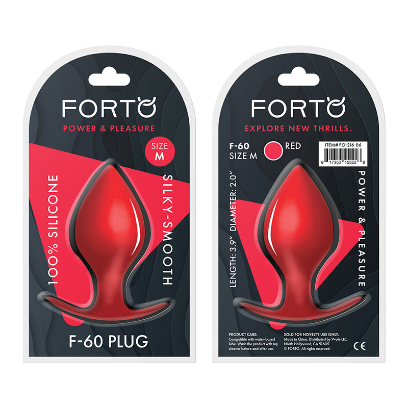 Forto F-60 Spade Silicone Anal Plug4