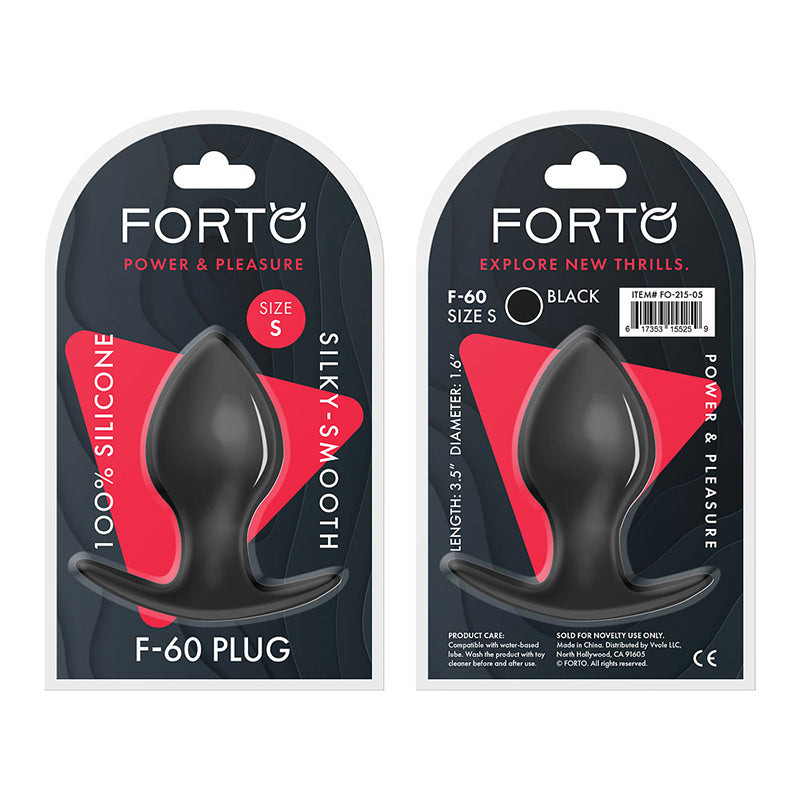 Forto F-60 Spade Silicone Anal Plug