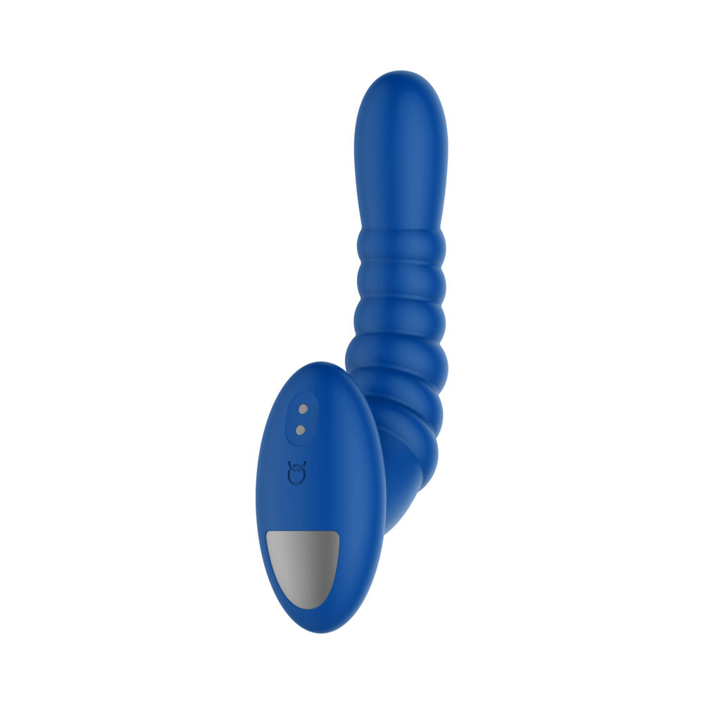 Forto Ribbed Pro Rechargeable Silicone Vibrating Anal Massager6