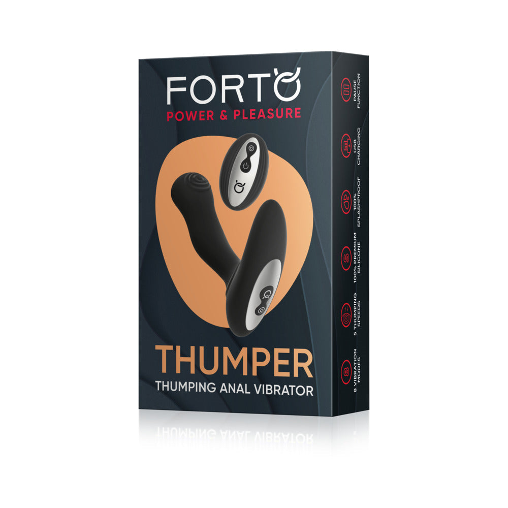 Forto Thumper Rechargeable Remote-Controlled Silicone Thumping Anal Vibrator2