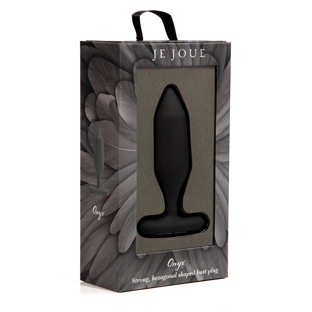 Je Joue Onyx Vibrating Butt Plug Black 12