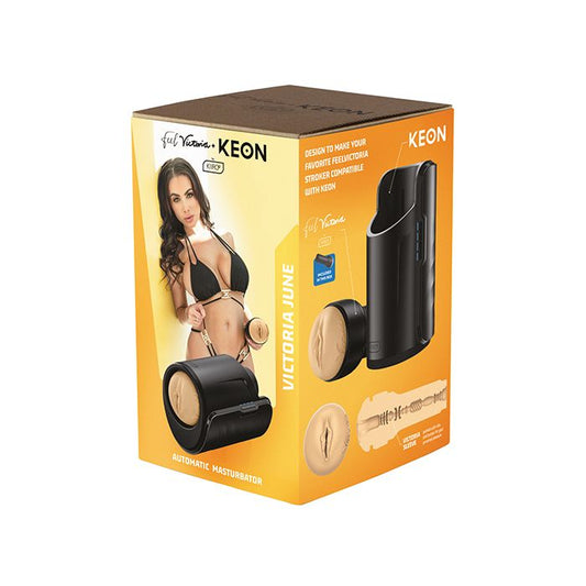 Kiiroo Keon Feel Stars Collection Stroker Combo Set - Victoria June