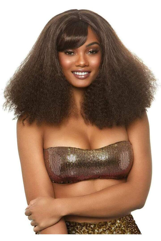 Leg Avenue 16" Diva Disco Wig Brown in One Size 1