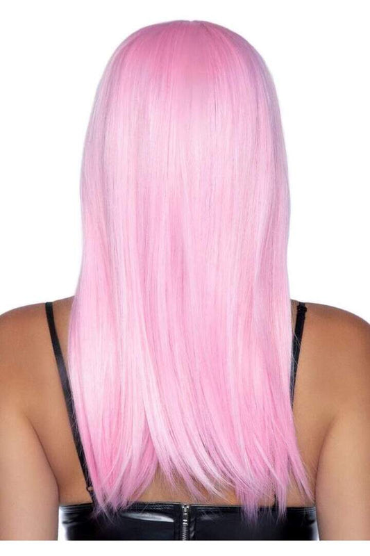 Leg Avenue 24" Straight Wig with Bangs in One Size 1