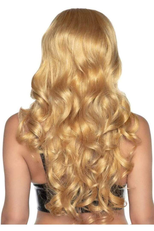 Leg Avenue 26" Curly Wig with Braid Blond in One Size 1