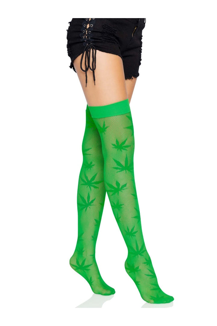 Leg Avenue 420 Net Thigh Highs in One Size 7