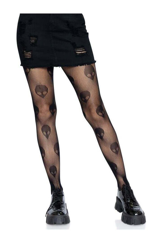 Leg Avenue Alien Net Tights in One Size