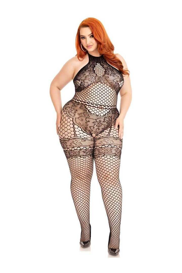 Leg Avenue All About You Plus Bodystocking in 1X/2X 6