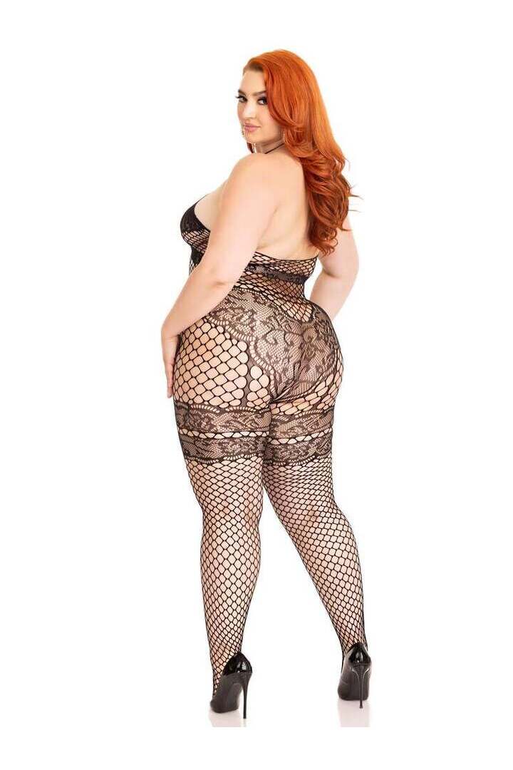 Leg Avenue All About You Plus Bodystocking in 1X/2X 7