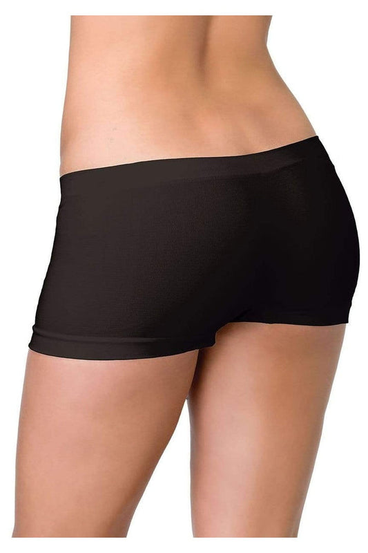 Leg Avenue Basic Seamless Cheeky Boyshorts in One Size