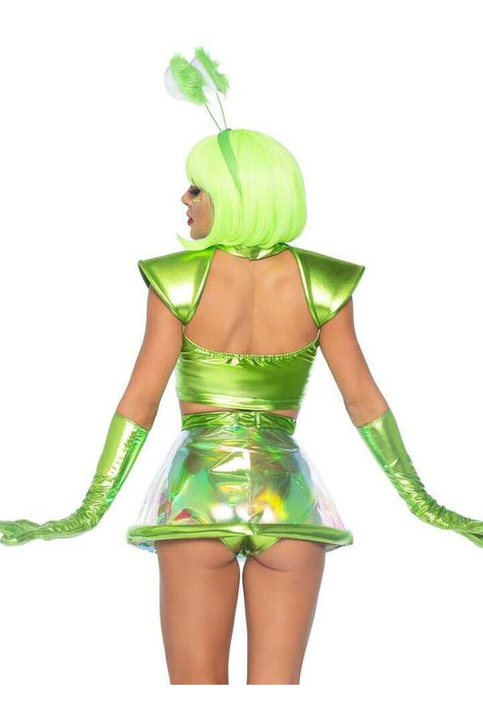 Leg Avenue Beam Me Up Babe Alien Costume in Green 1
