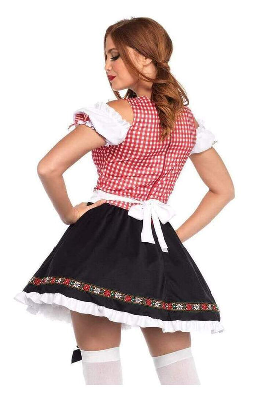 Leg Avenue Beer Garden Babe Costume in Red/Black 1