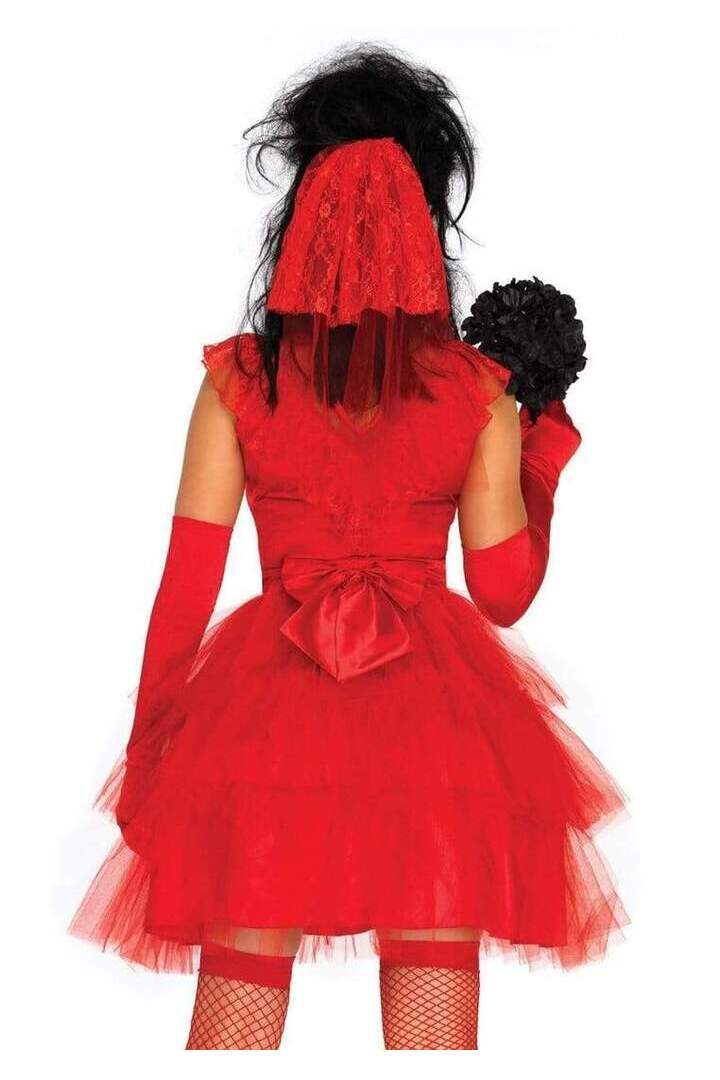 Leg Avenue Beetle Bride Costume in Red 2