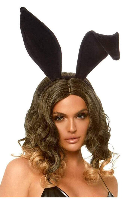 Leg Avenue Bendable Velvet Bunny Rabbit Ear Headband in One Size