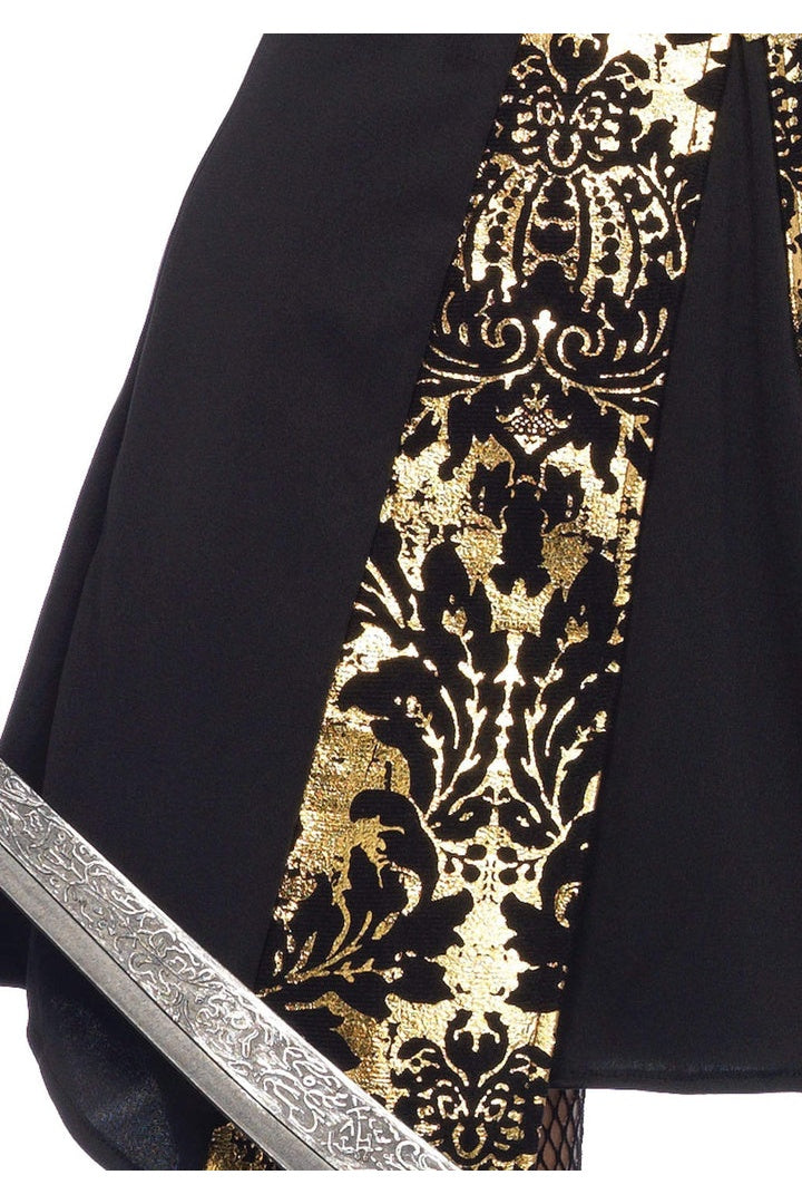 Leg Avenue Black Sea Buccaneer Costume Black/Gold 4
