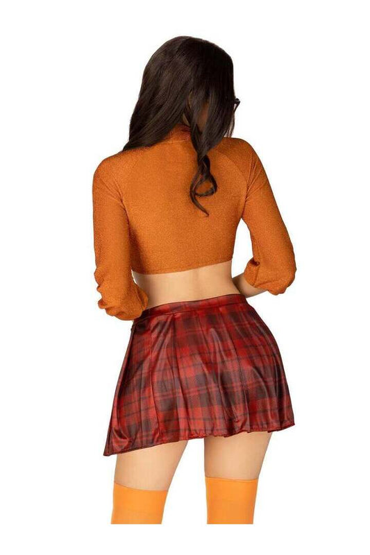 Leg Avenue Book Smart Babe Costume in Orange 1