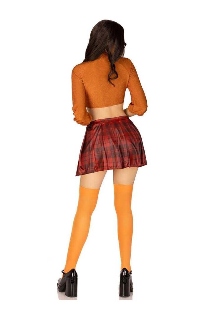 Leg Avenue Book Smart Babe Costume in Orange 5