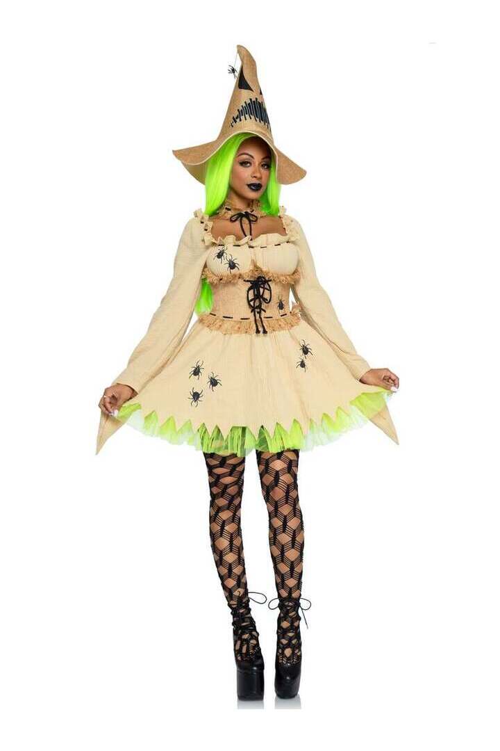 Leg Avenue Bugged Out Baddie Costume in Tan 2