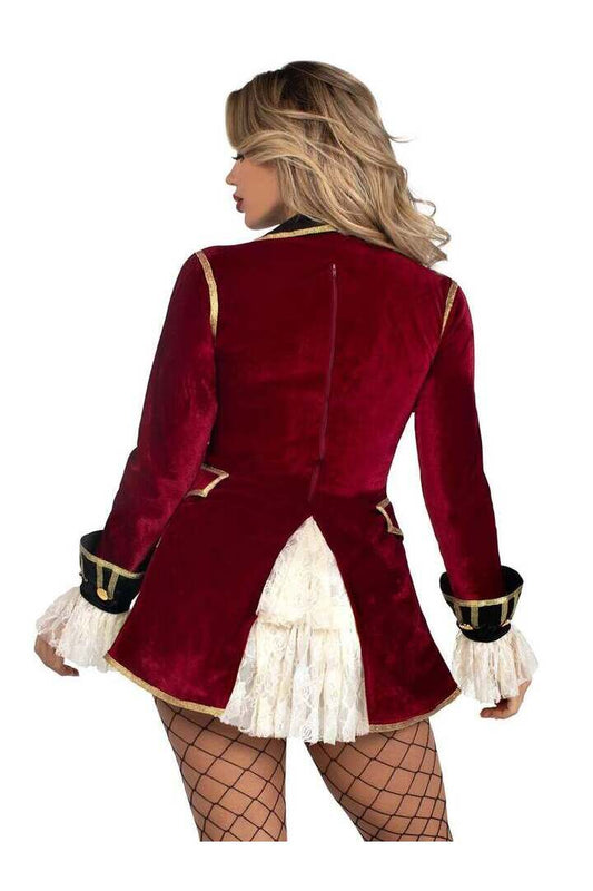 Leg Avenue Captivating Captain Pirate Costume in Red 1