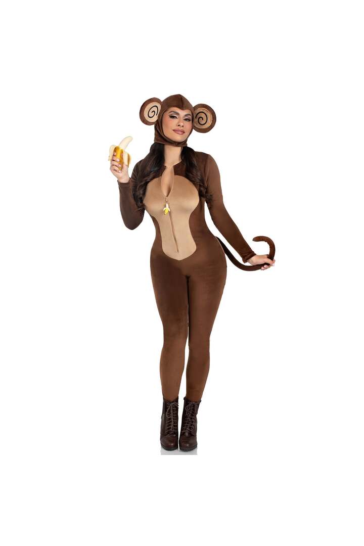 Leg Avenue Cheeky Monkey Costume Brown 4