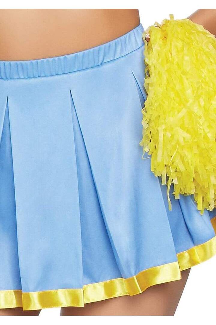Leg Avenue Cheer Squad Cutie Costume in Blue/Yellow 4