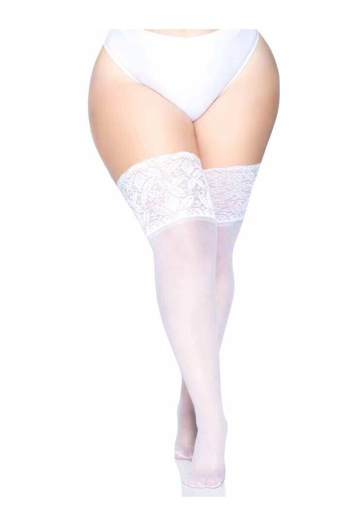 Leg Avenue Clara Plus Thigh High Stockings in Queen Size 7