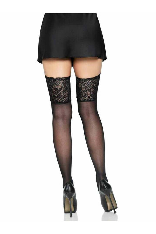 Leg Avenue Clara Thigh High Stockings in One Size 1