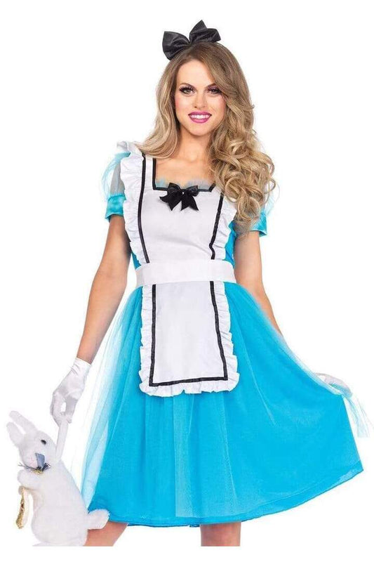 Leg Avenue Classic Alice Costume in Blue/White