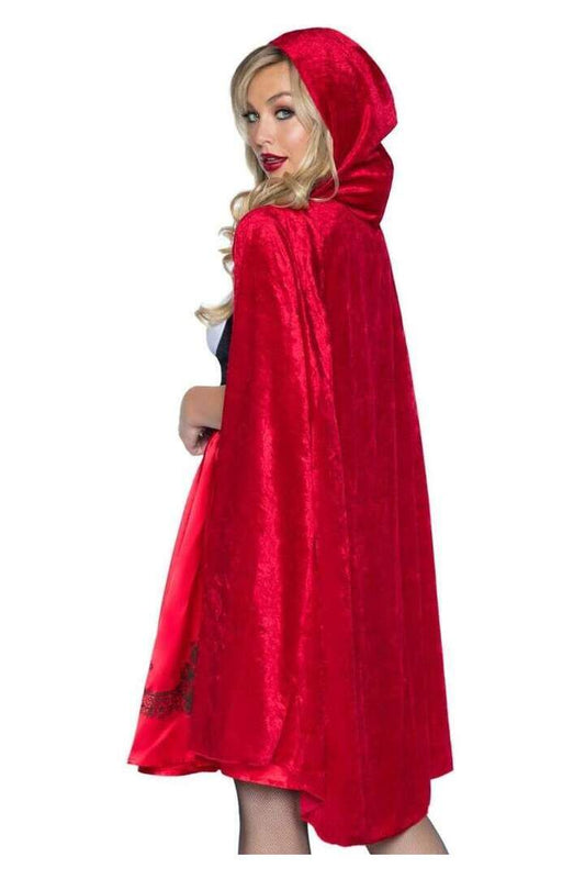 Leg Avenue Classic Red Riding Hood Costume in Red/White 1