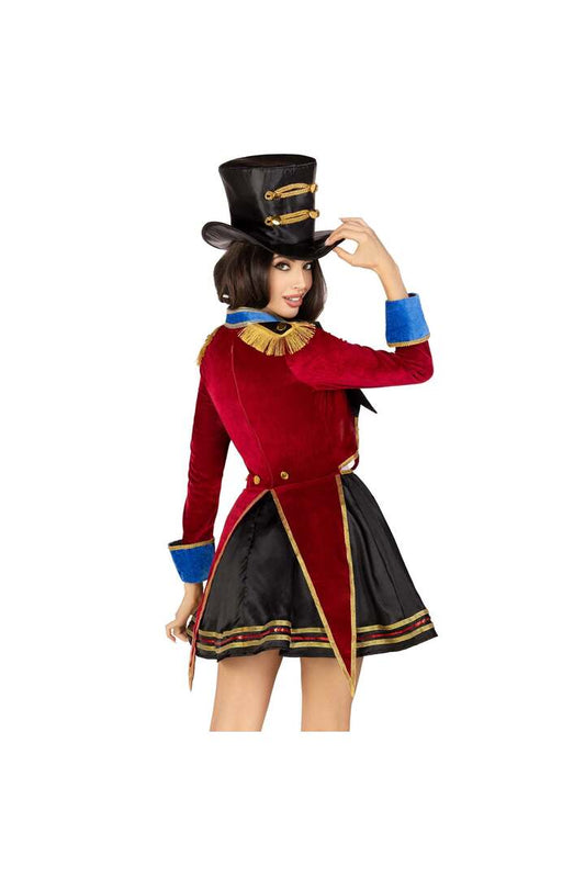 Leg Avenue Classic Ringmaster Costume Red/Black 1