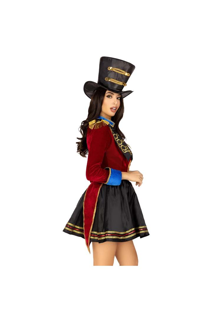 Leg Avenue Classic Ringmaster Costume Red/Black 2