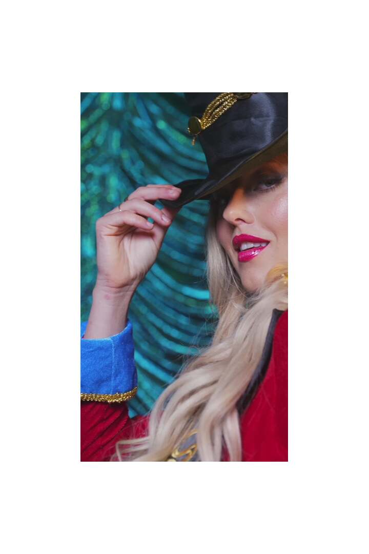 Leg Avenue Classic Ringmaster Costume Red/Black 5