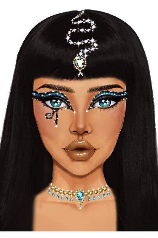 Leg Avenue Cleopatra Rhinestone Stick-On Jewels Multicolor in One Size