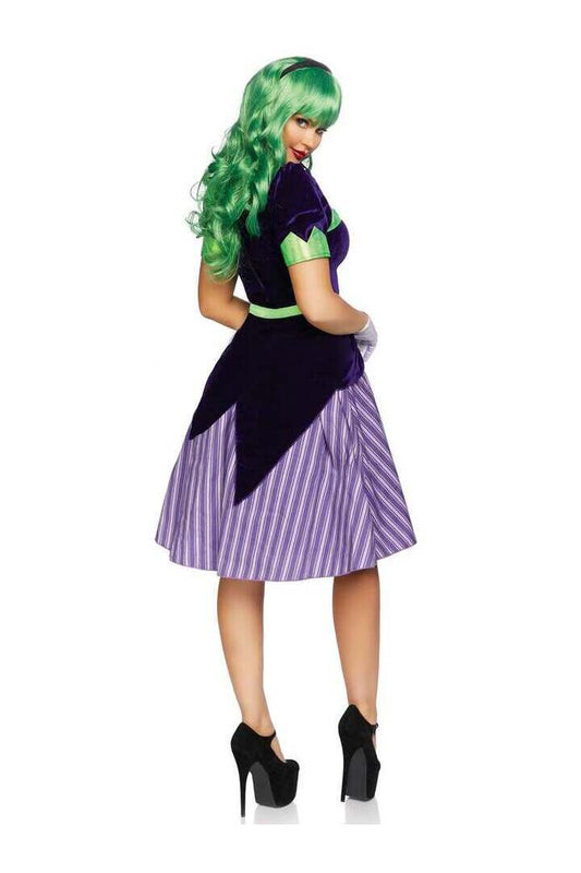 Leg Avenue Comic Book Baddie Costume in Purple 1