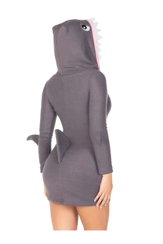 Leg Avenue Cozy Shark Costume in Grey 1