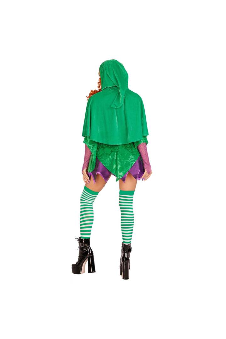 Leg Avenue Crafty Spellcaster Costume Purple/Green 4