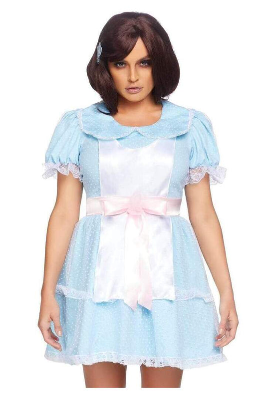 Leg Avenue Creepy Sibling Costume in Blue/White