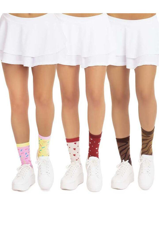 Leg Avenue Cupcake Sock Gift Set Multicolor in One Size 1