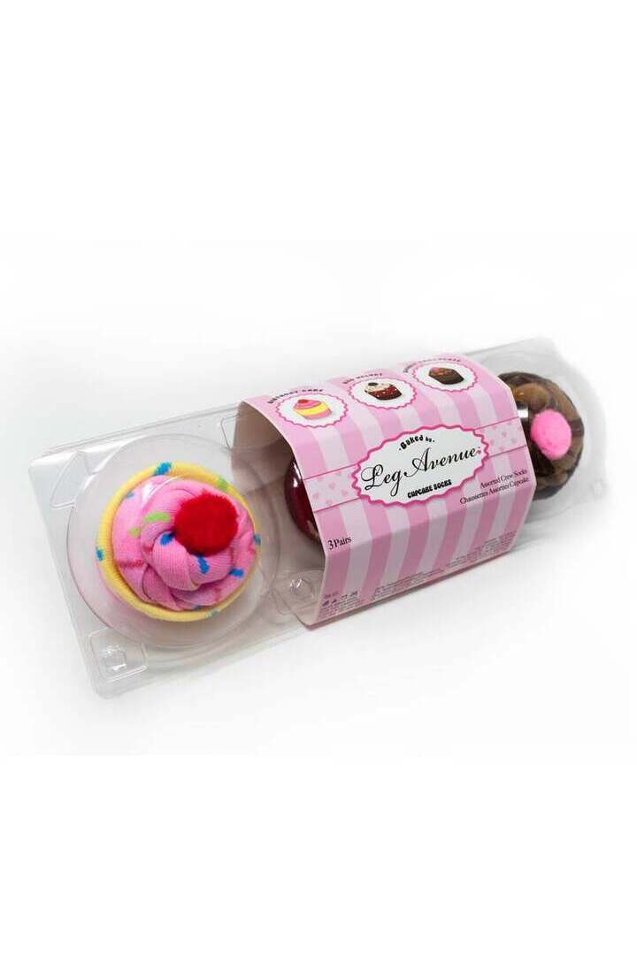 Leg Avenue Cupcake Sock Gift Set Multicolor in One Size 8