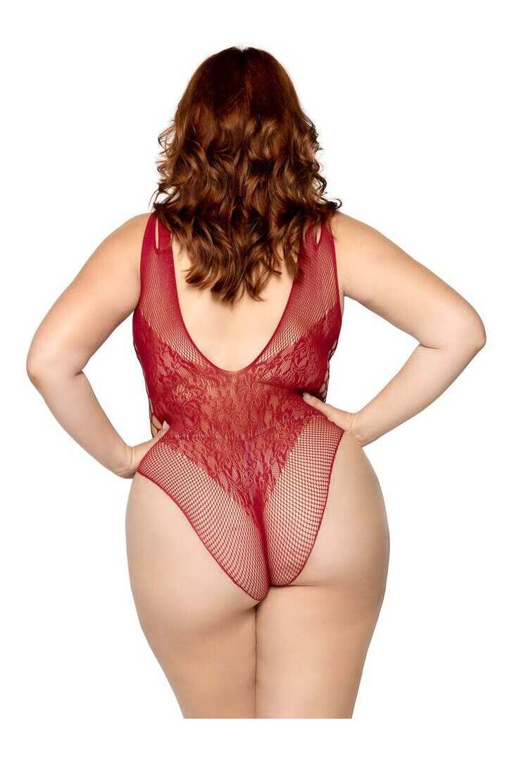 Leg Avenue Dangerous Curves Plus Bodysuit in 1X/2X 4