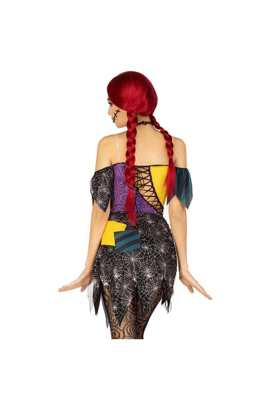 Leg Avenue Darling Rag Doll Costume Yellow/Purple 1