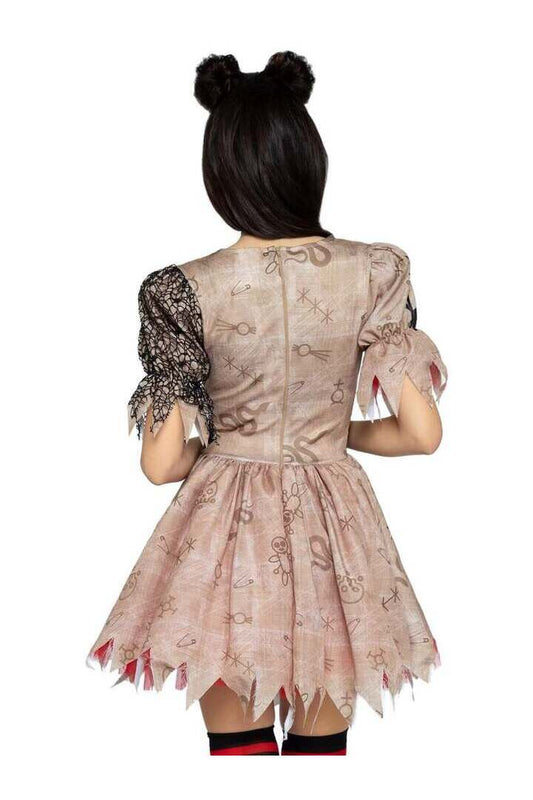 Leg Avenue Deadly Voodoo Doll Costume in Brown 1