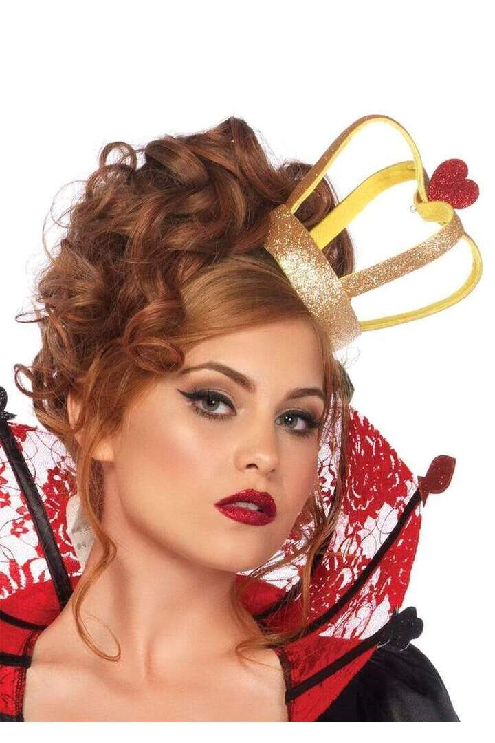 Leg Avenue Deluxe Queen Of Hearts Costume in Red/Black 3