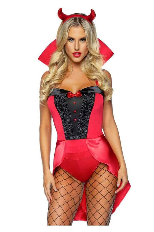Leg Avenue Devilish Darling Devil Costume in Red