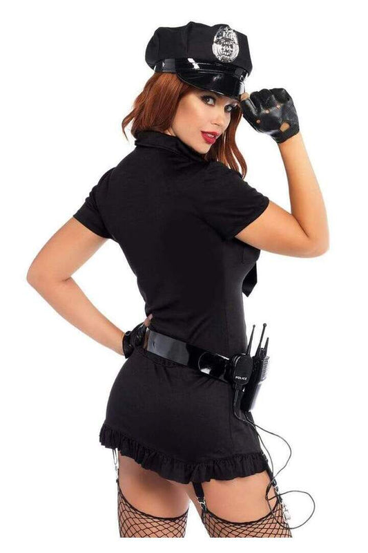 Leg Avenue Dirty Cop Costume in Black 1