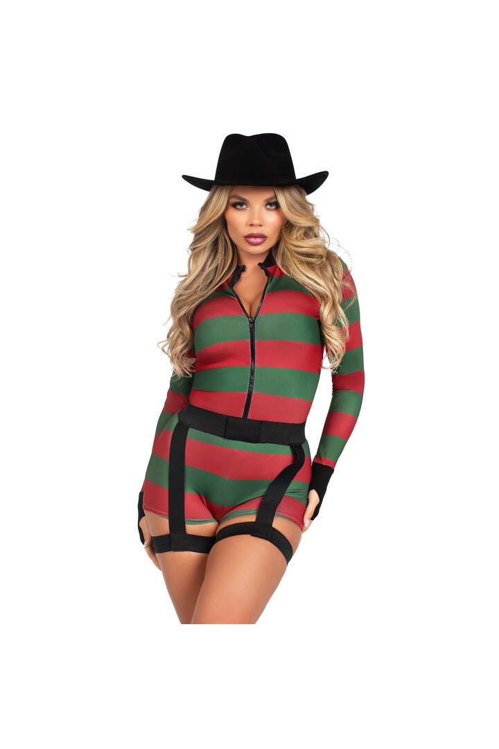 Leg Avenue Dream Killer Costume Red/Green 3