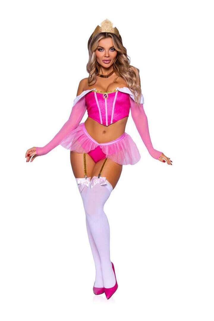 Leg Avenue Dreamy Princess Costume in Pink 4